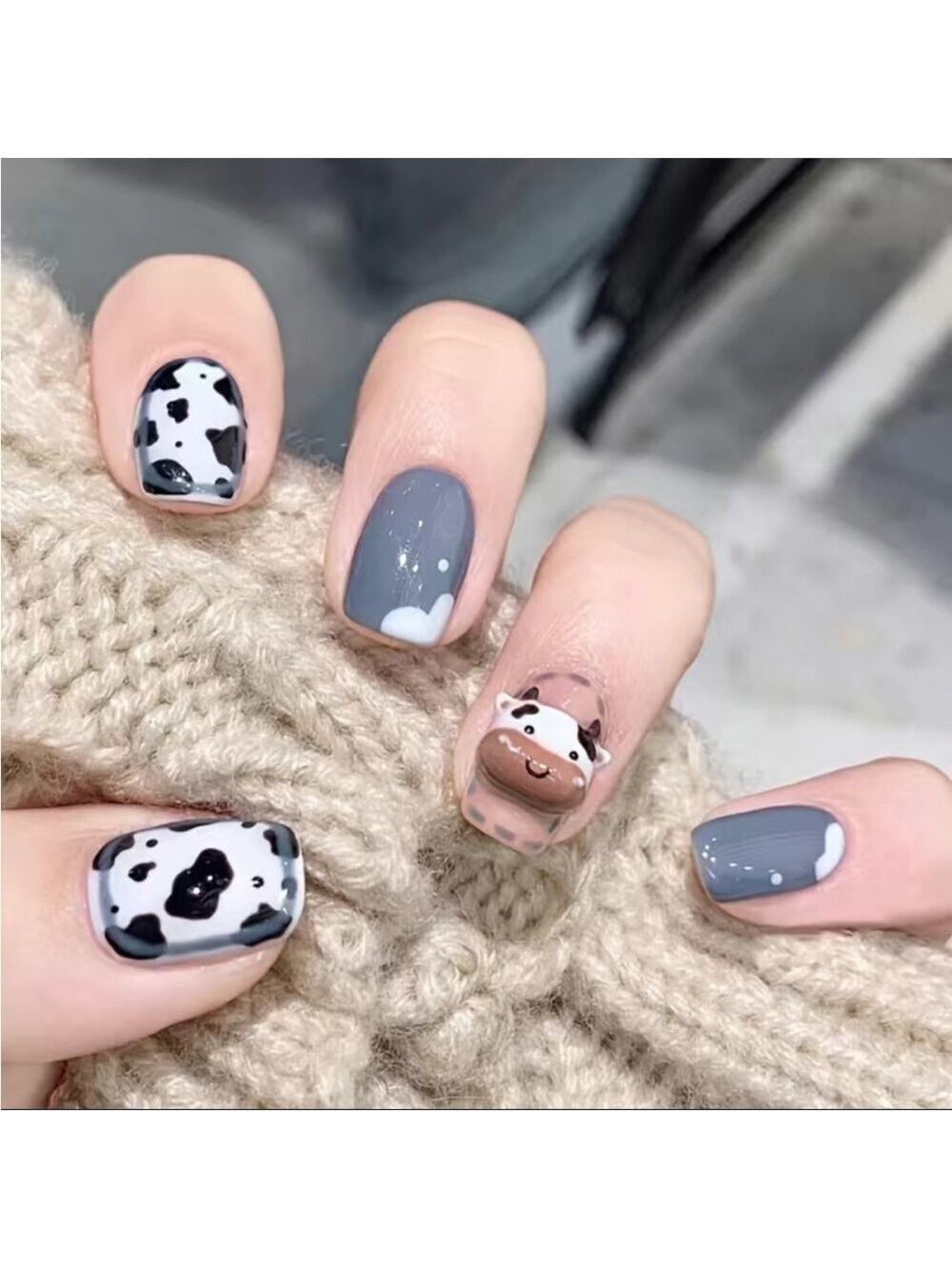 Milk Maiden - Nail Junkie - full artificial nail set